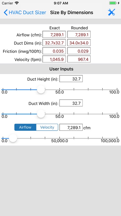 HVAC Duct Sizer screenshot-9