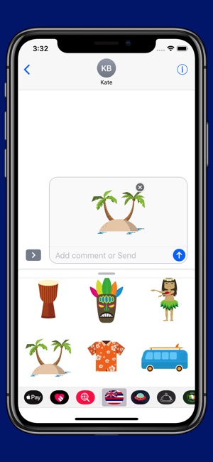 Hawaii - Trip stickers pack(圖4)-速報App