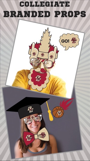 Boston College Eagles PLUS Selfie Stickers(圖2)-速報App