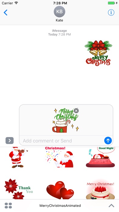 Merry Christmas - Animated screenshot 2