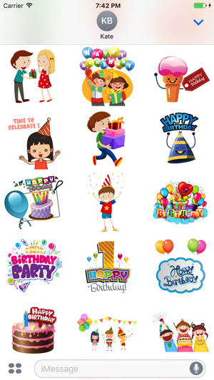 Birthday Celebrations Sticker(圖2)-速報App