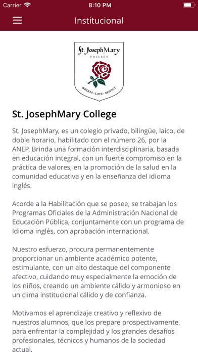 St. JosephMary College screenshot 3