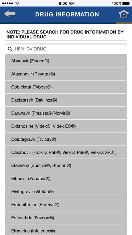 HIV-HCV Drug Therapy Guide