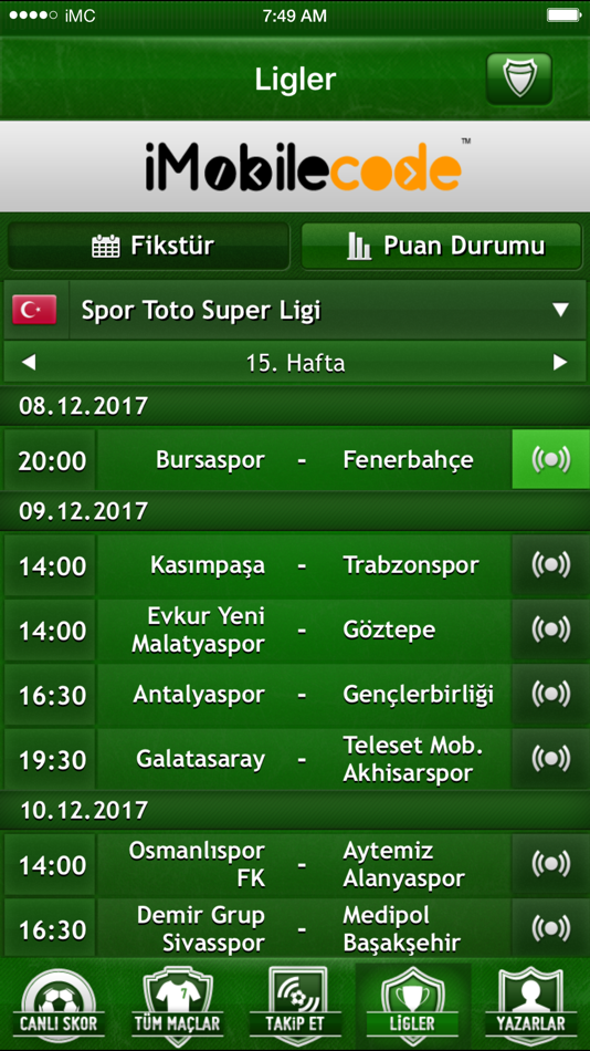 Em canliskorlar. Skor.