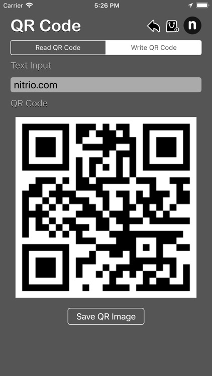 QR Code Nitrio