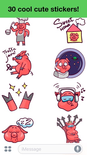 Pig - Cute stickers(圖4)-速報App