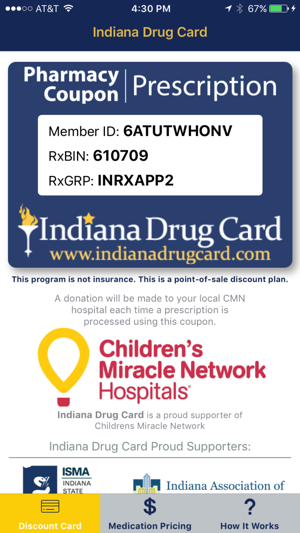 Indiana Drug Card