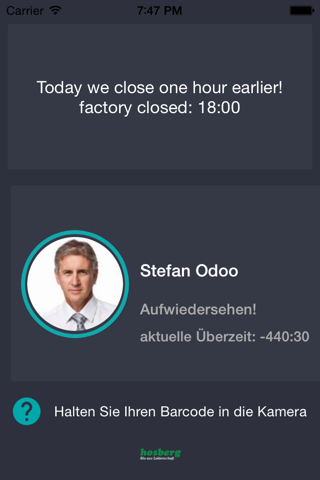 Employee time clock screenshot 3