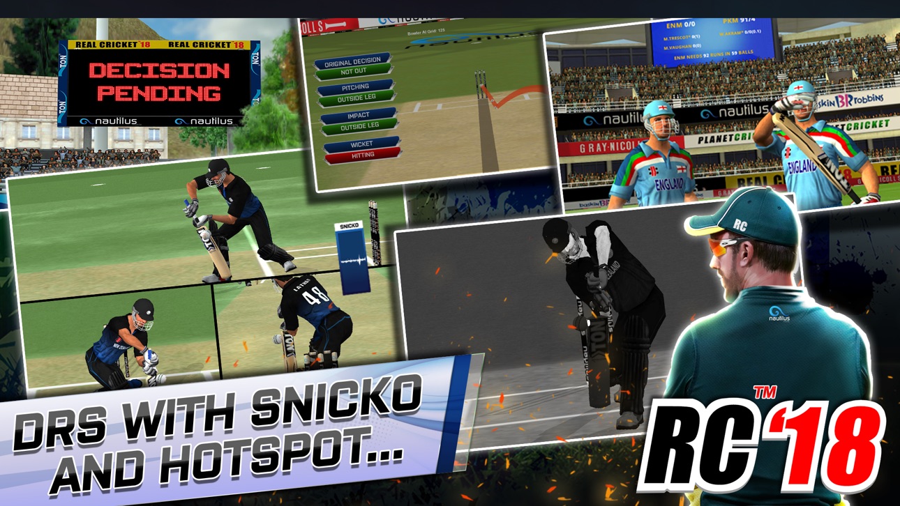 Real Cricket™ 18 - Free Hack screenshot 4 - iOS game interface