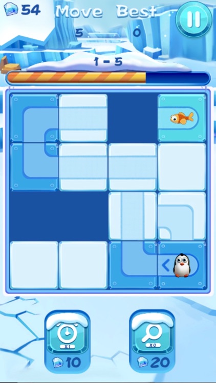 Frozen Unroll Path Puzzle