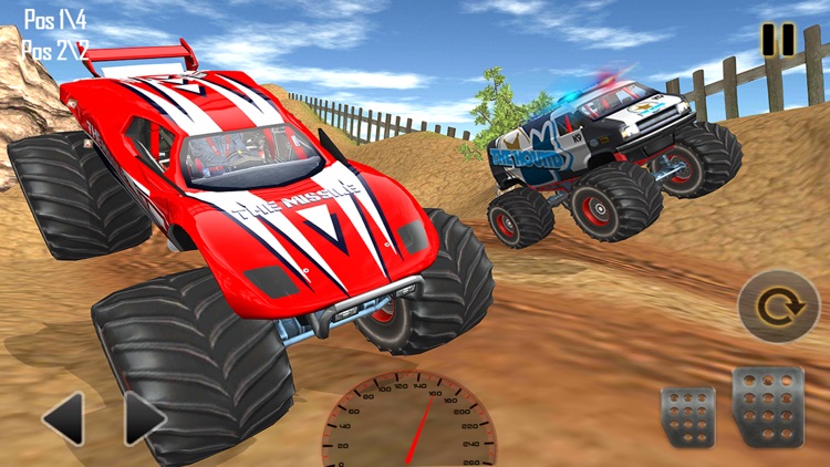 Super Monster Truck Racing: Destruction Stunt Game