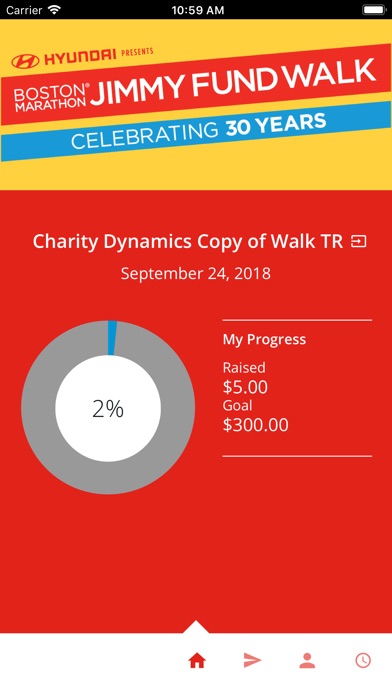 Jimmy Fund Walk screenshot 2
