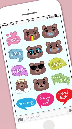 Teddy Sticker for iMessage(圖1)-速報App