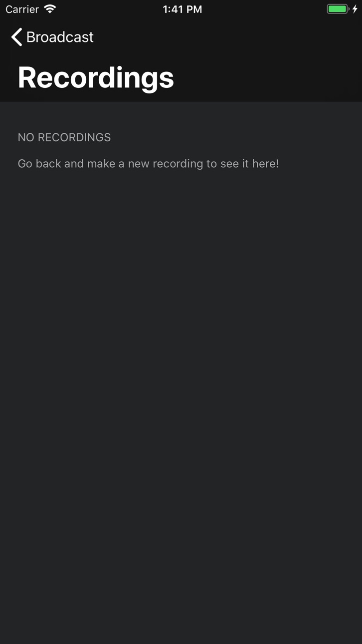 EveryCord – Record & Broadcast screenshot 3 - iOS app interface