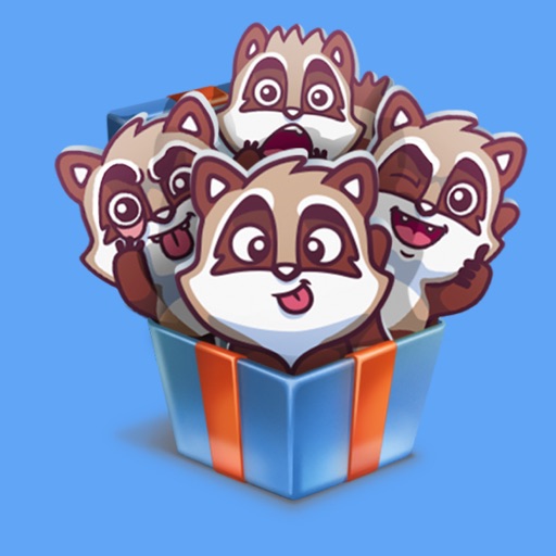 raccoonSTiK stickers iMessage