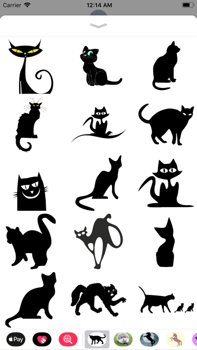 My Black Cat Sticker Pack screenshot 2