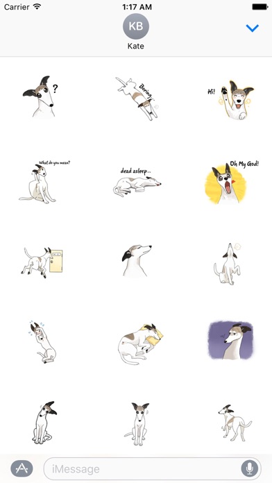 Snap Dog - Whippetmoji Sticker screenshot 2