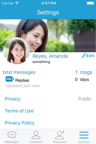 txtxt Messenger screenshot 4