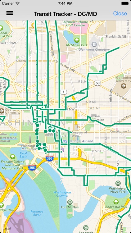 Transit Tracker - DC/Maryland