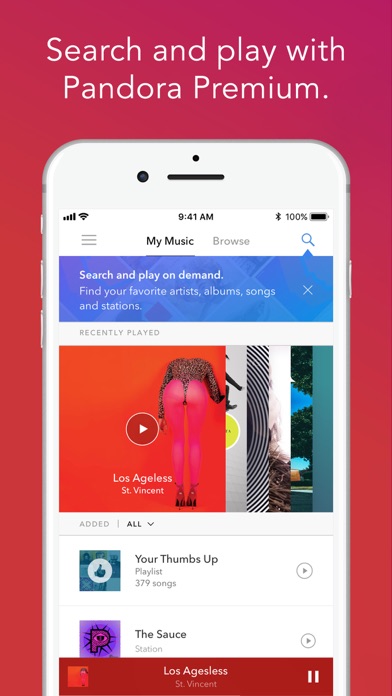 pandora music app free download for android