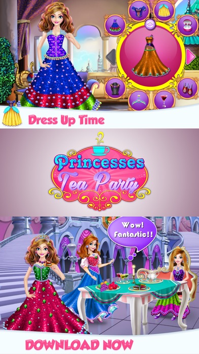 Princesses Tea Party screenshot 3