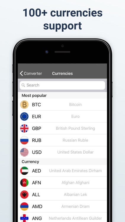 Currency Converter & Rates. screenshot-1