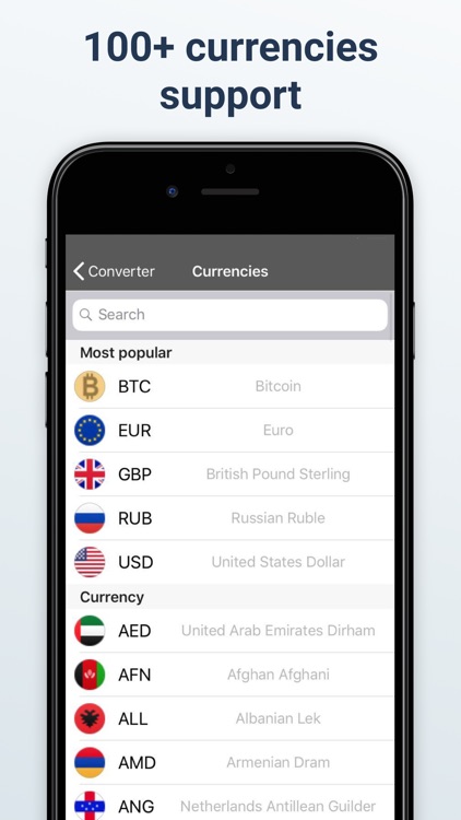 Currency Converter & Rates.