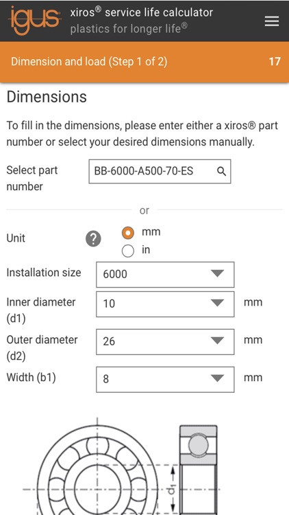 xiros® lifetime calculator