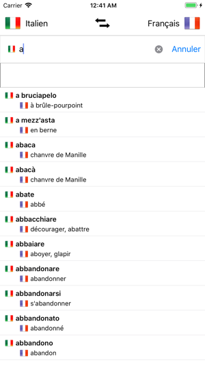 Dictionnaire Italien-Français(圖4)-速報App