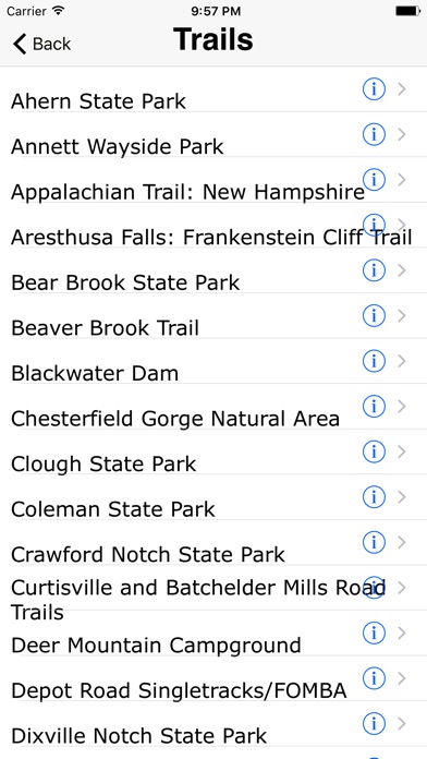 New Hampshire Camps & Trails screenshot 3