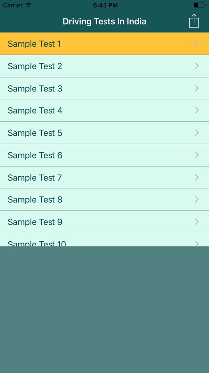 Driving Tests in Mobile