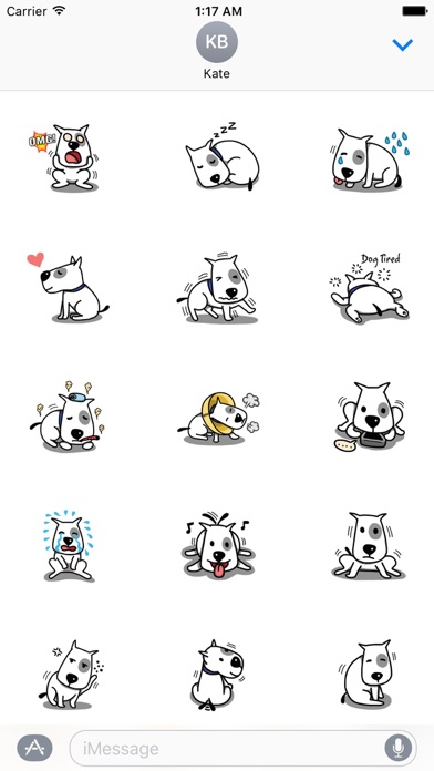 Animated So Cute Dog Sticker screenshot 2
