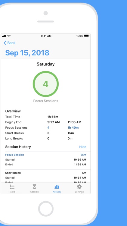 Focus - Time Manager screenshot-4