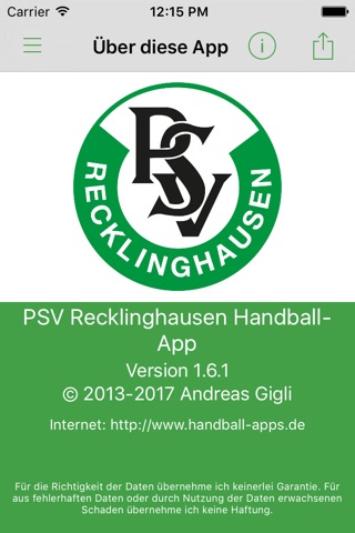 PSV Recklinghausen Handball screenshot 4
