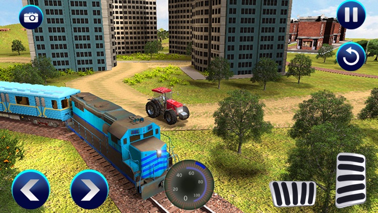 Train vs Tractor Racing