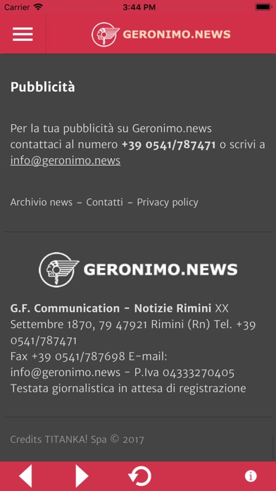 Geronimo.news screenshot 4