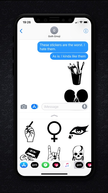 Goth Emoji