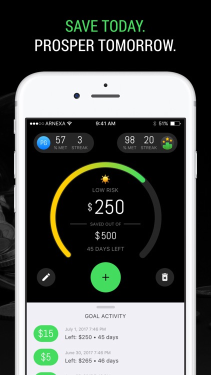 Arnexa: The Smart Savings Goal Tracker