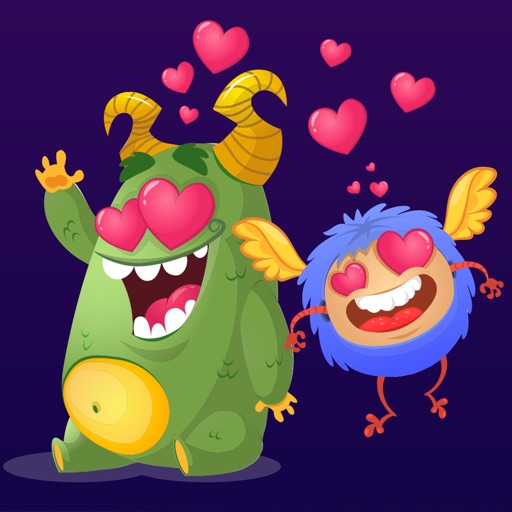 Valentines Day Love Monsters