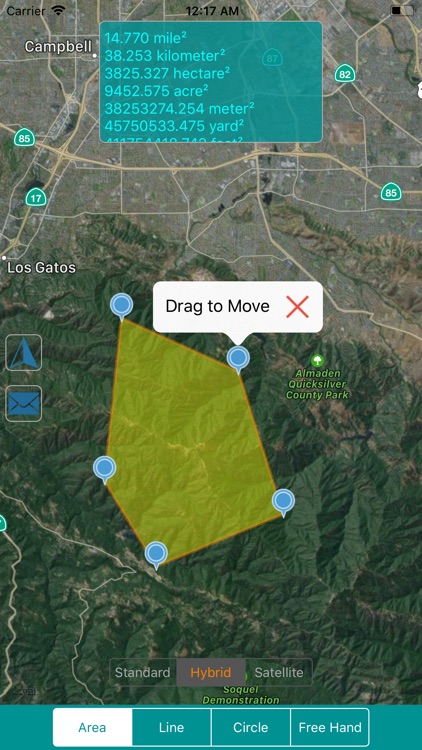 Map Geo-Measure Tool