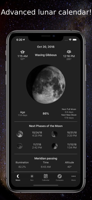 Moon Phase Calendar & Compass(圖1)-速報App