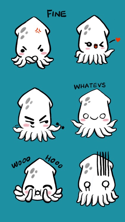 Baby Squid Stickers