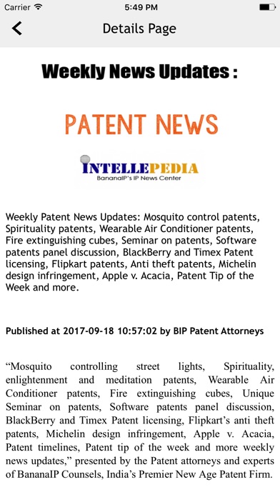 Intellepedia - IP News Center screenshot 2