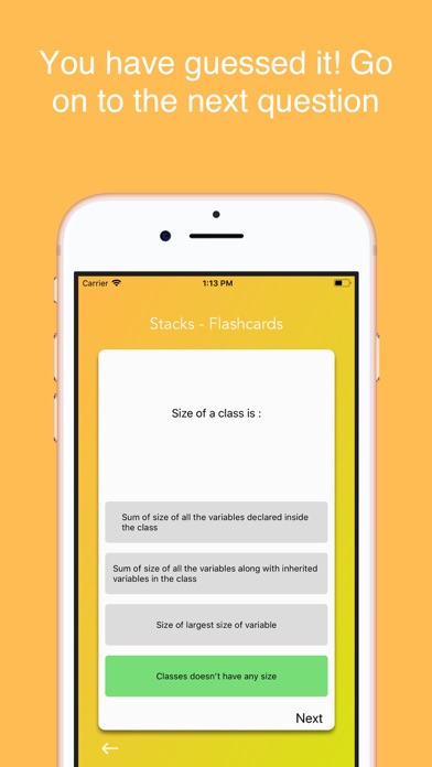 Stacks Flashcards screenshot 3