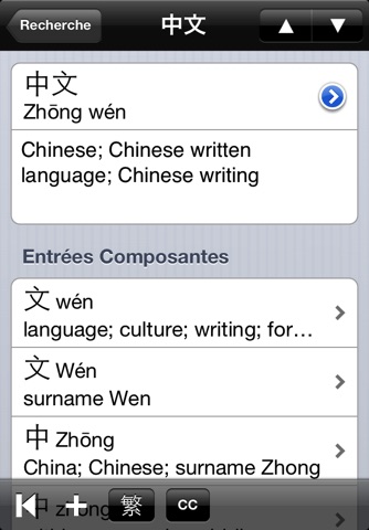 iCED Chinese Dictionary screenshot 3