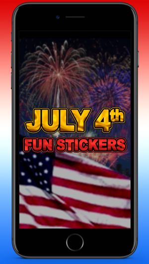 July 4th Fun Stickers