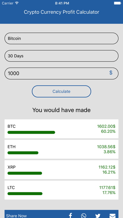 How to cancel & delete Crypto Currency Profit Calc from iphone & ipad 2