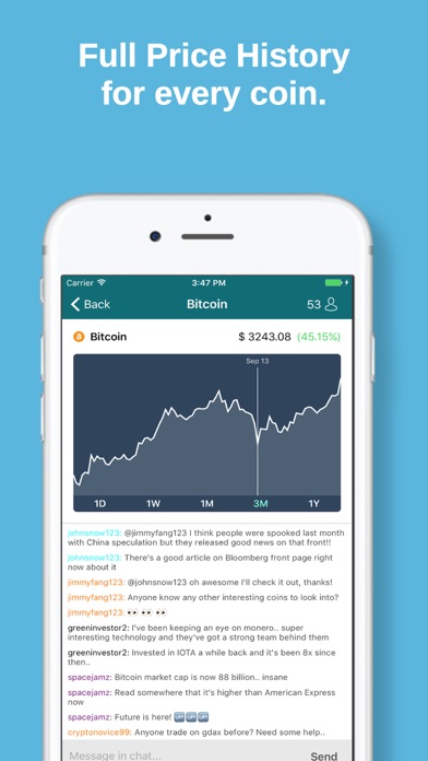 CoinChat & Watchlist screenshot 3