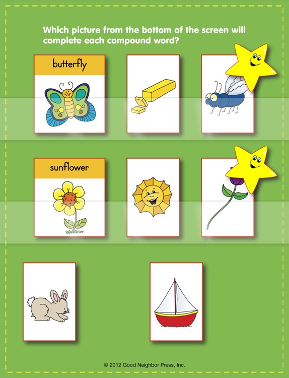 Pocket Charts! Compound Words screenshot-3