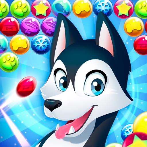 Pop Dog Bubble Shooter Icon